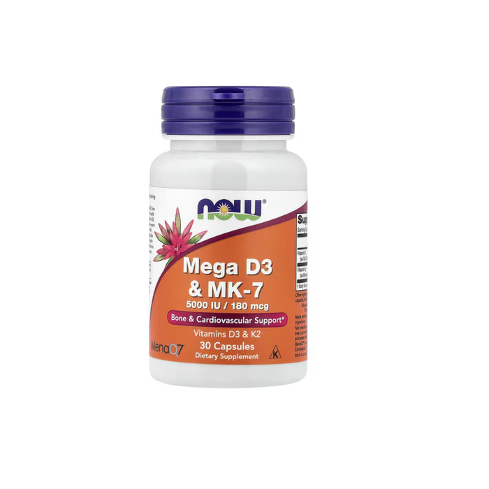Mega D3 & MK-7 By Now Foods