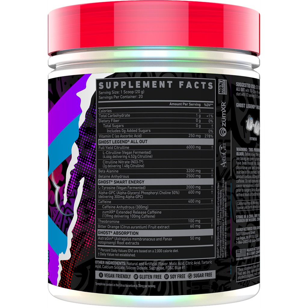 Ghost Legend All Out Pre-Workout Powder Ghost Legend All Out Pre-Workout Powder Form by My Store