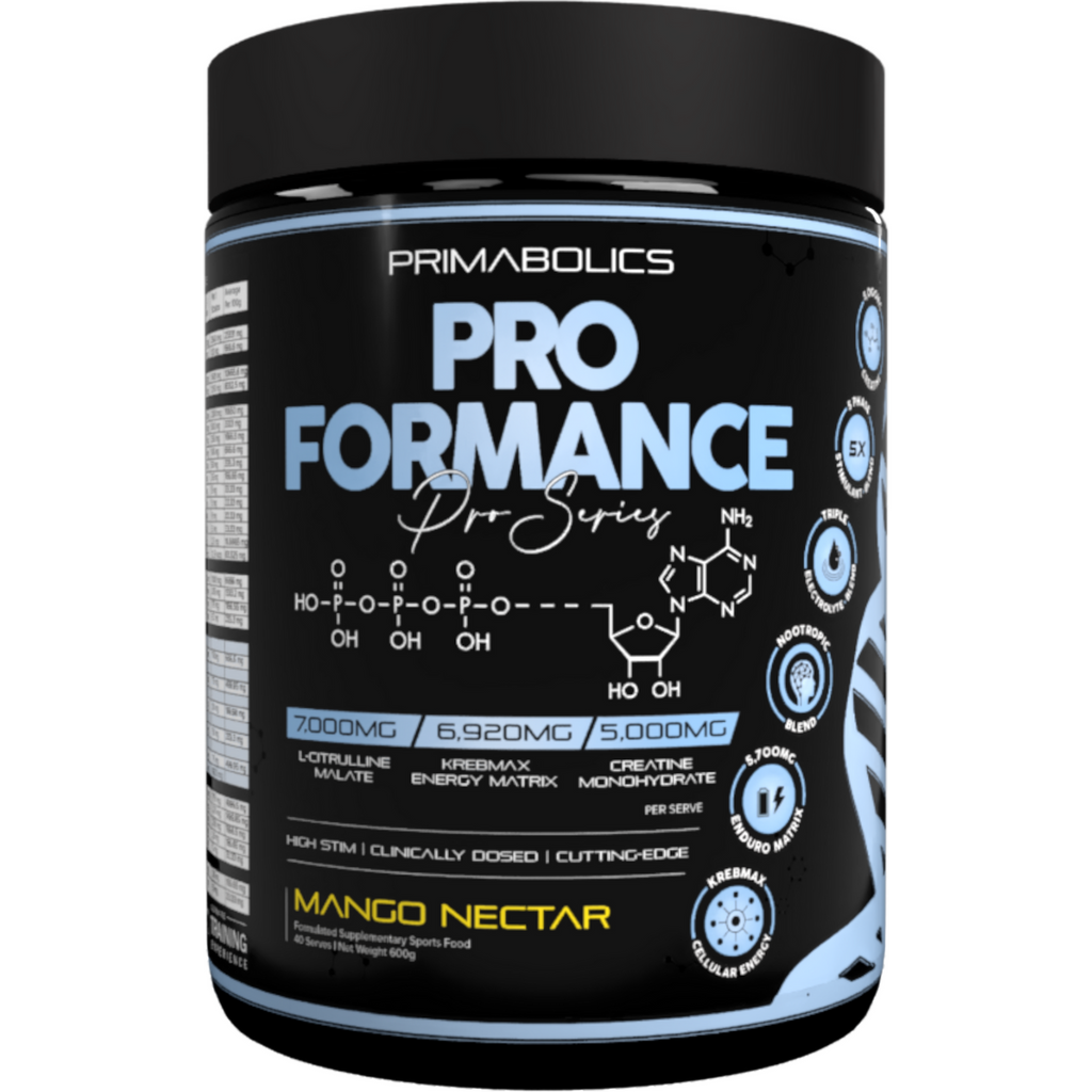 Primabolics ProFormance pre-workout powder water mixable by Meltonsupps