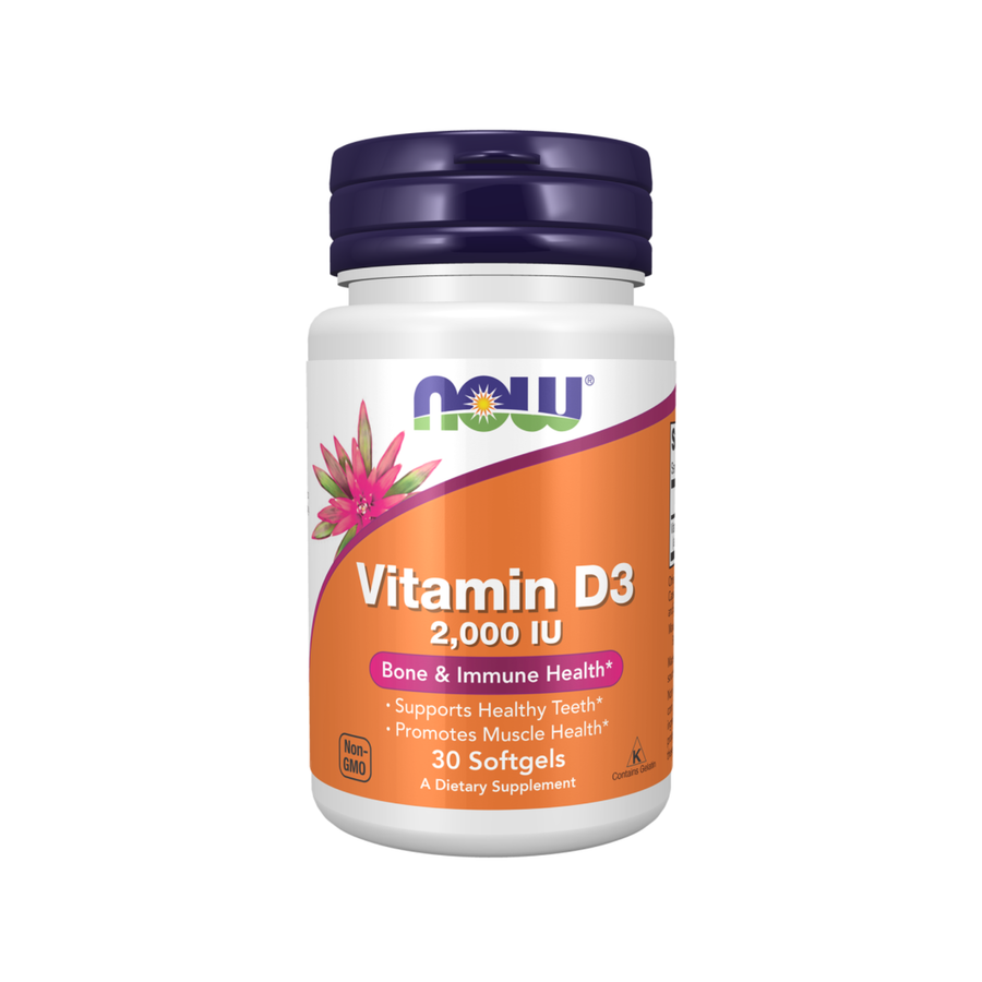 Vitamin D-3 - 2,000IU By Now Foods