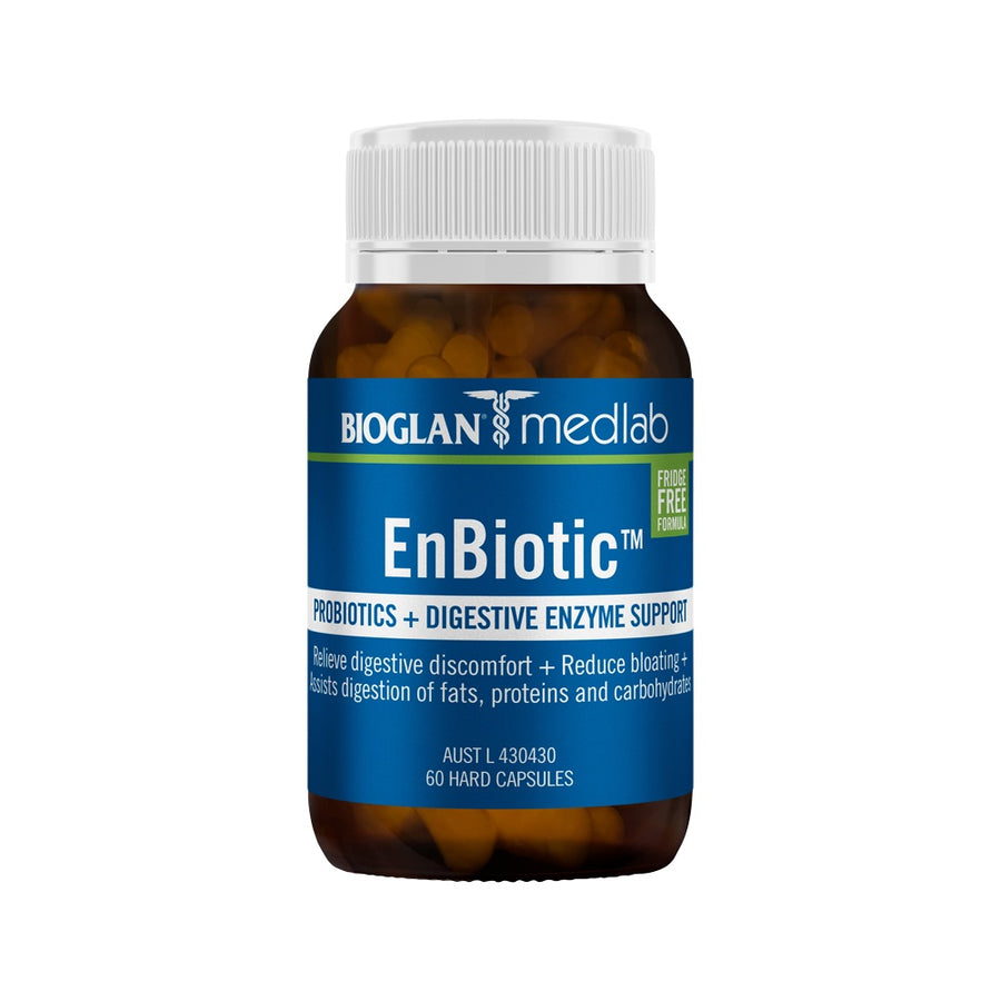 EnBiotic Probiotics + Digestive Enzyme Support 60c