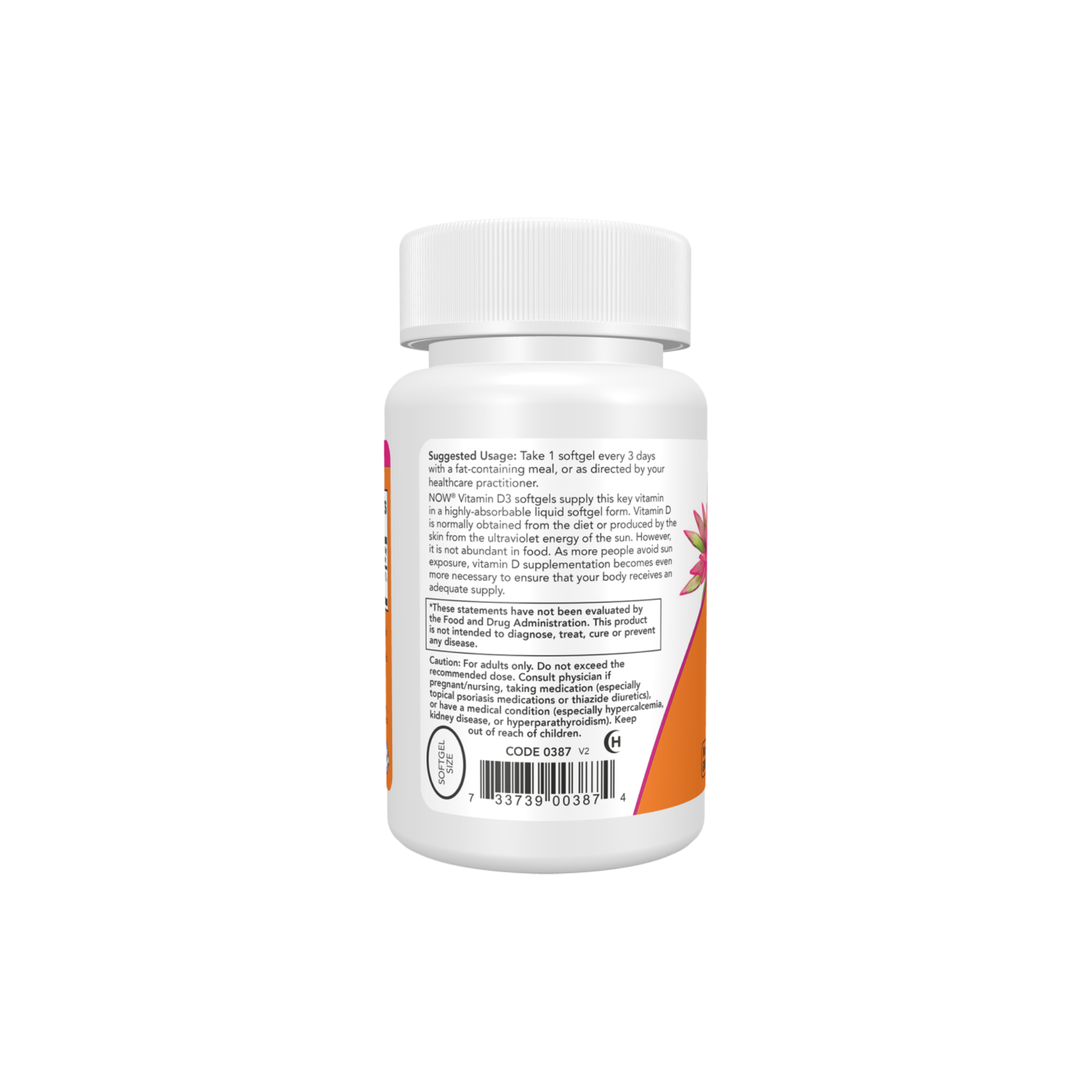 Vitamin D-3 10,000 IU By Now Foods by Now Foods