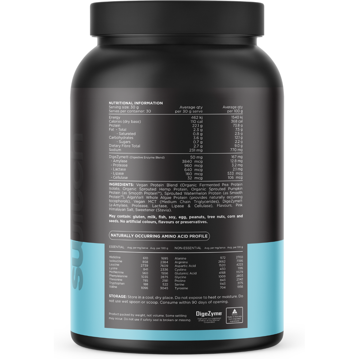 Switch protein sprouted vegan plant-based protein powder by My Store