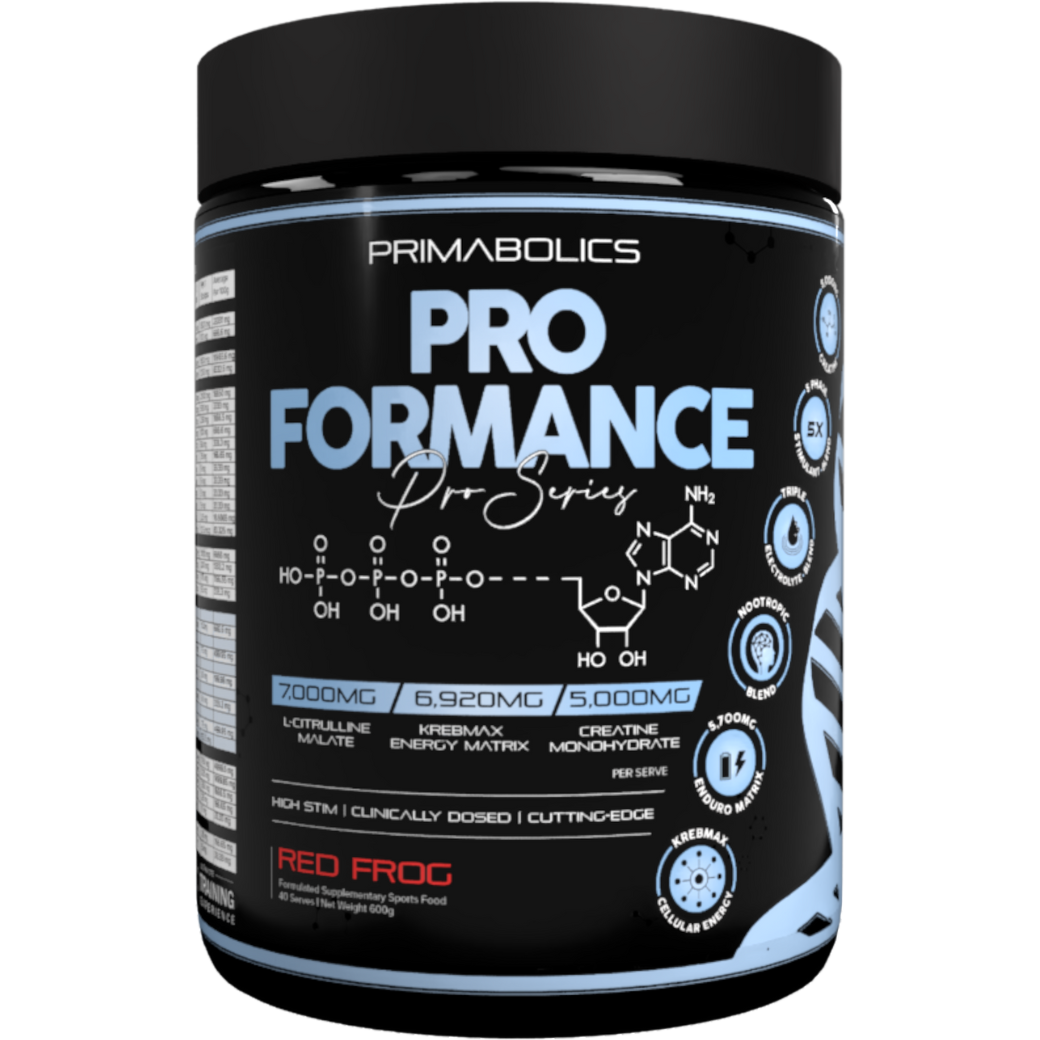 Primabolics ProFormance pre-workout powder water mixable by Meltonsupps