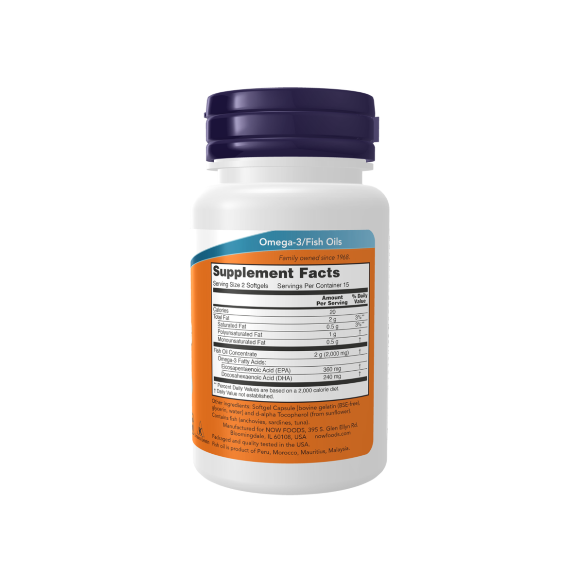 Omega - 3 Fish Oil By Now Foods by Now Foods