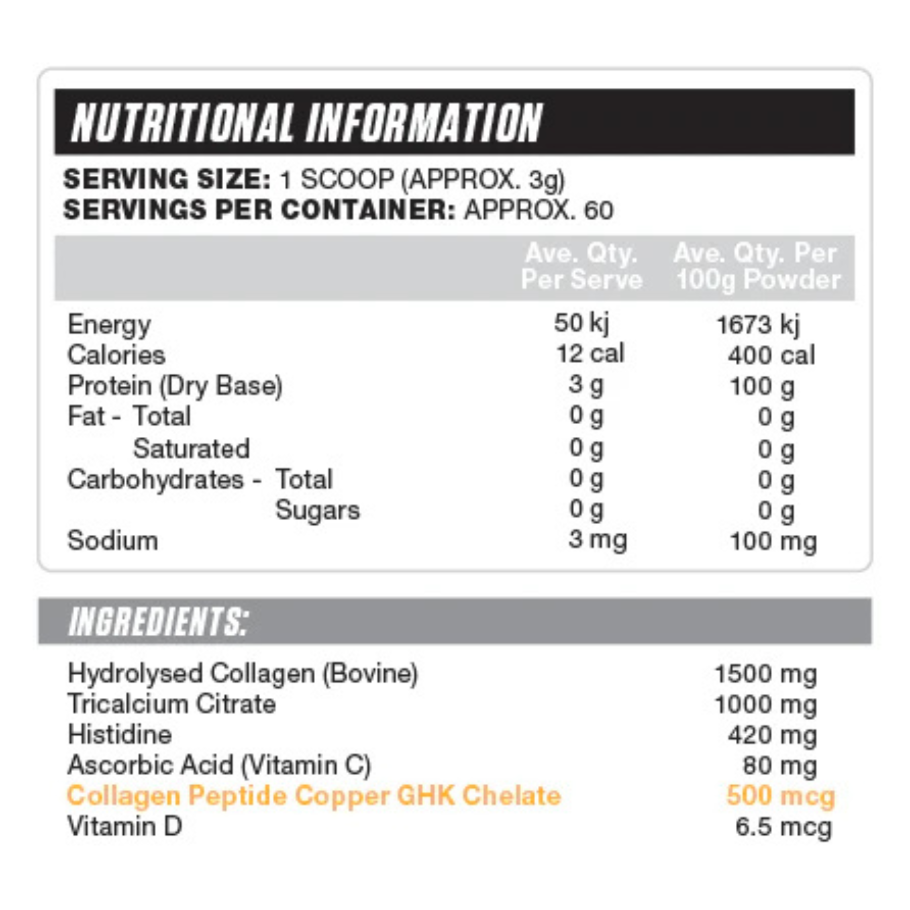 Ghk Powder By Welltech by Welltech Nutrition