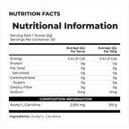 Day One ALCAR Acetyl L-Carnitine 100 g