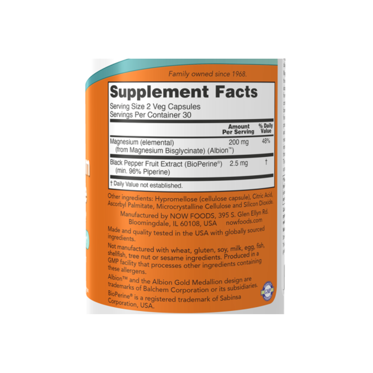 Magnesium Glycinate By Now Foods by Now Foods