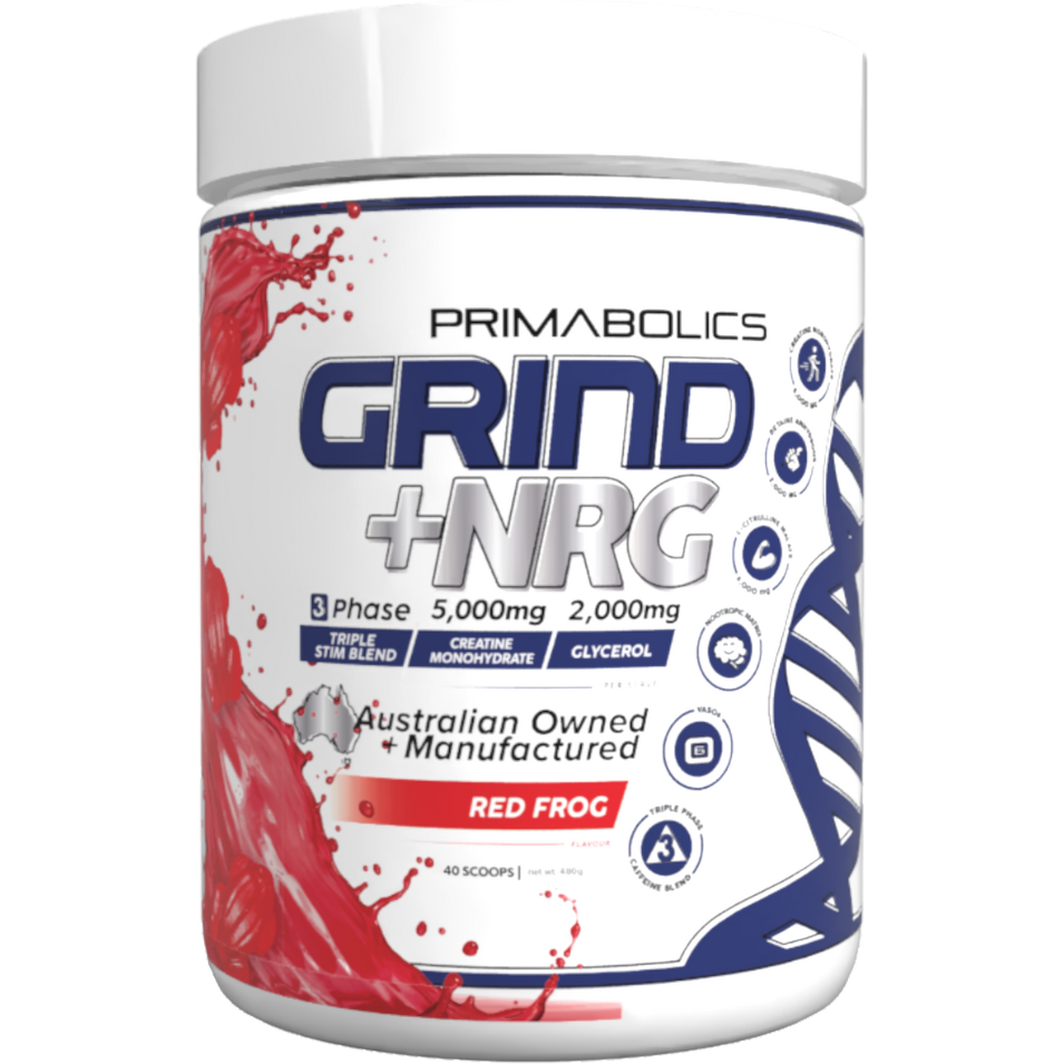 Primabolics grind nrg caffeinated pre-workout powder by Meltonsupps
