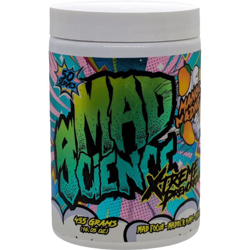 Mad Science Pre-Workout Xtreme 400 mg Caffeine 50 Serves