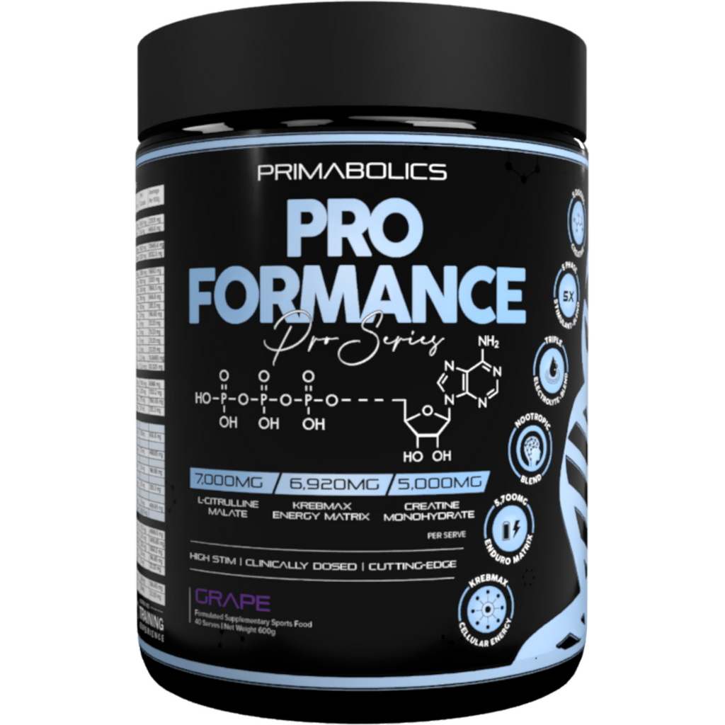 Primabolics ProFormance pre-workout powder water mixable by Meltonsupps
