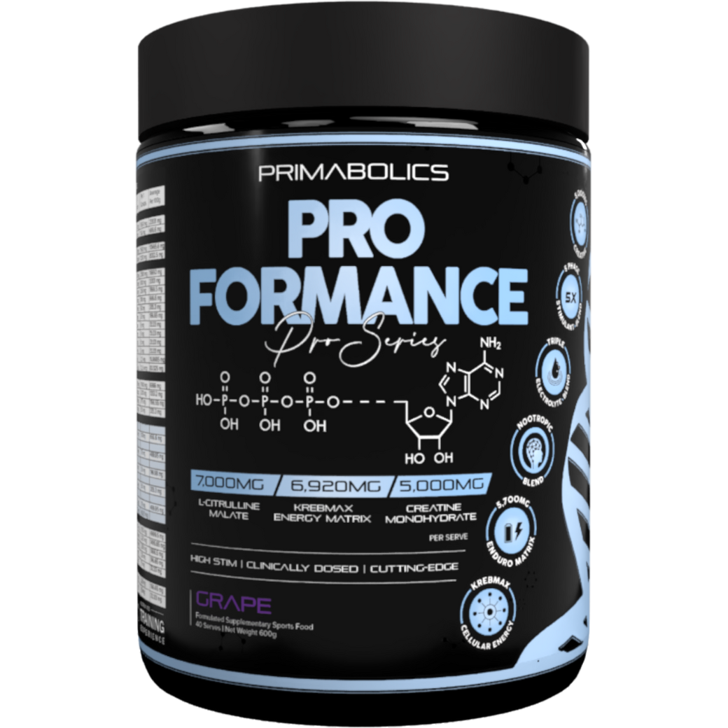 Primabolics ProFormance pre-workout powder water mixable by Meltonsupps
