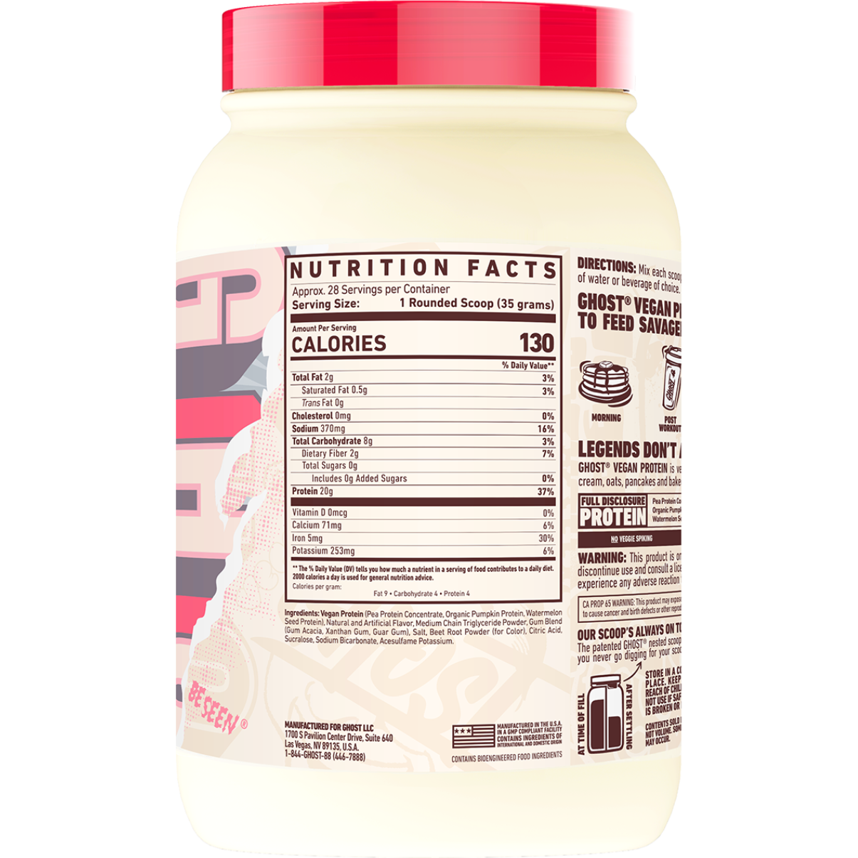 Ghost vegan plant-based protein powder by My Store