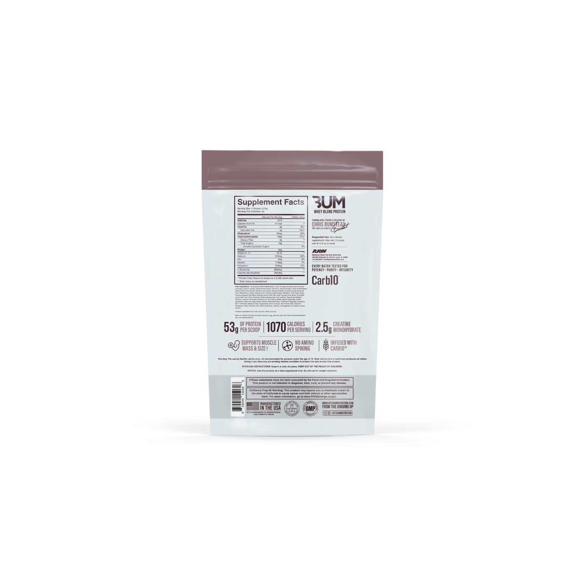 BUM - MASS GAINER