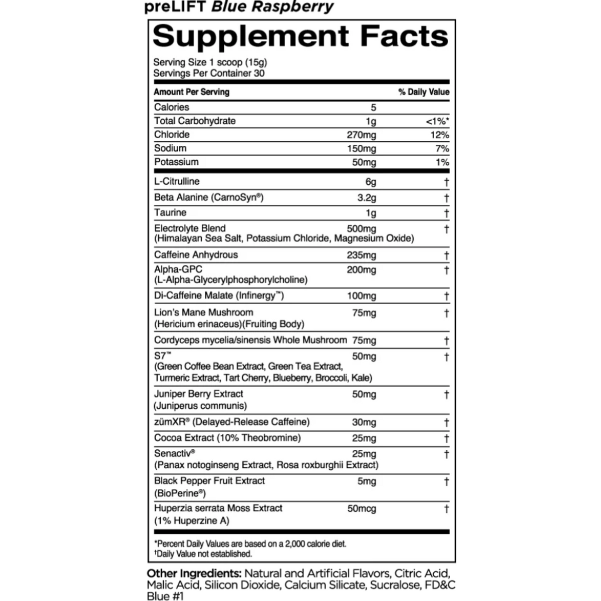 Rule 1 pre lift pre workout by My Store