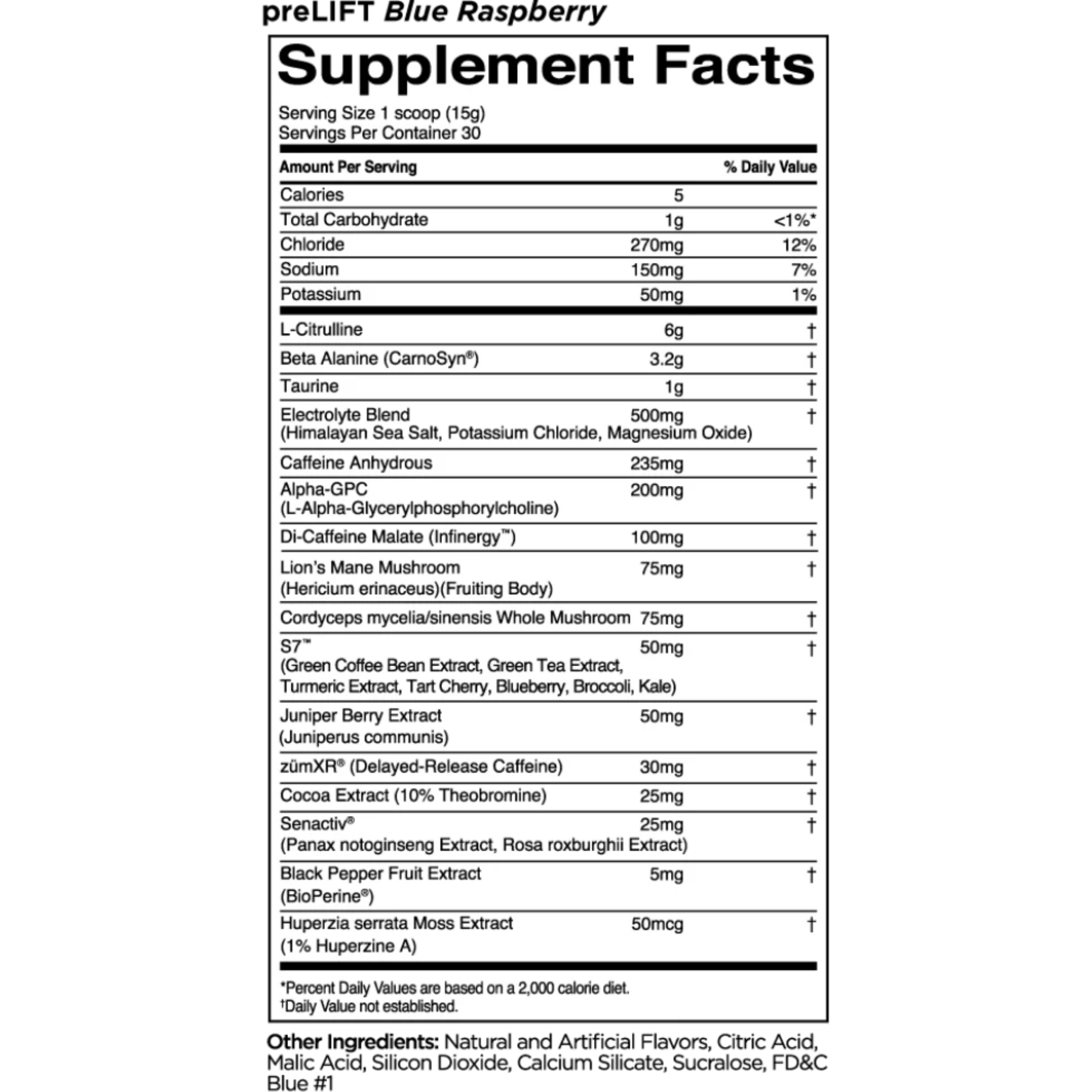 Rule 1 pre lift pre workout by My Store