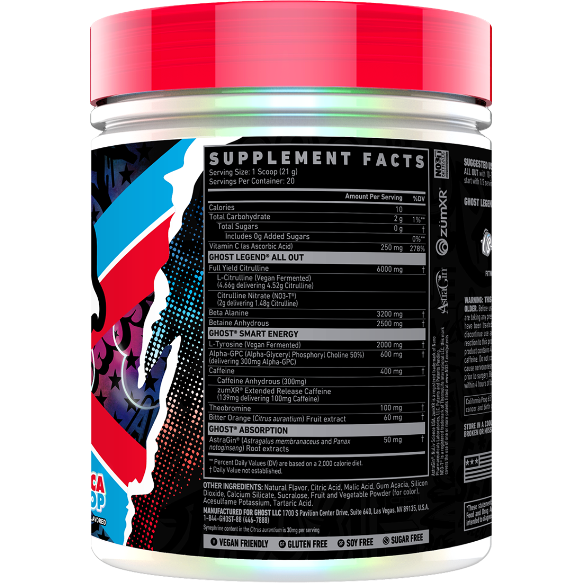 Ghost Legend All Out Pre-Workout Powder Ghost Legend All Out Pre-Workout Powder Form by My Store