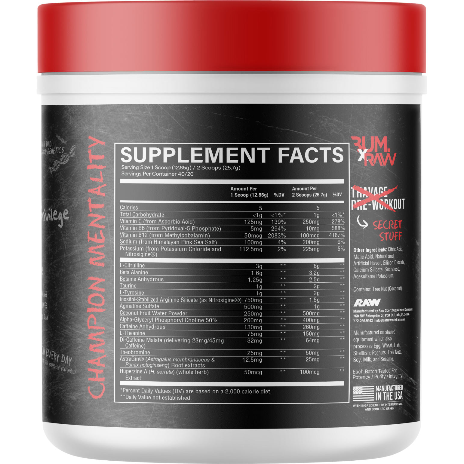 Thavage Pre Workout Cbum Powder Australia Market Edition Pre Workout Powder Thavage Brand by CBUM