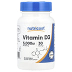 Nutricost vitamin d3 5000 IU softgels by Nutricost