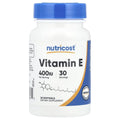 Nutricost vitamin e 180 mg (400 IU) softgels 60 Count by Nutricost