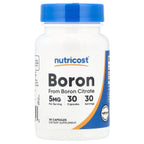 Nutricost boron 5 mg dietary supplement by Nutricost