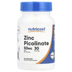 Nutricost zinc picolinate 50 mg per unit by Nutricost
