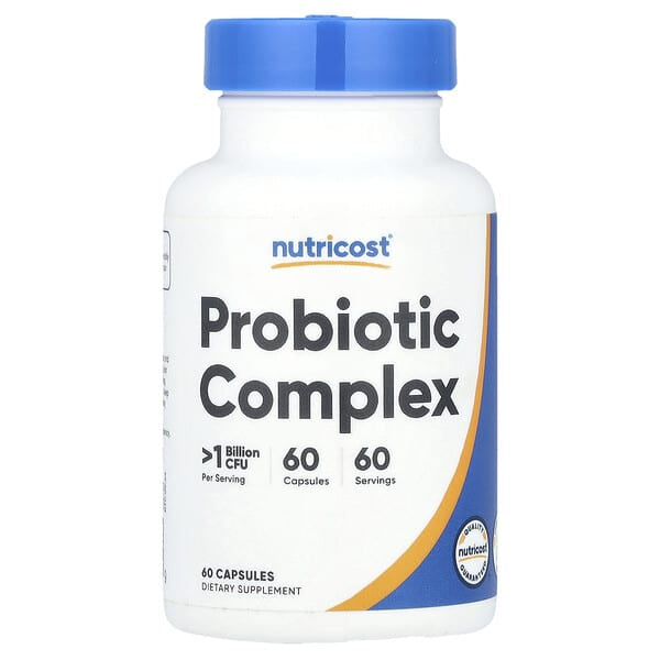 Nutricost probiotic complex capsules >1 billion CFU by Nutricost