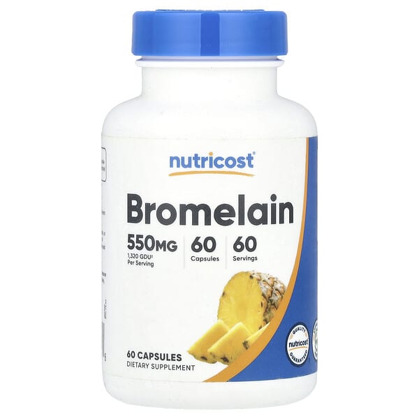 Nutricost bromelain 550 mg capsules by Nutricost