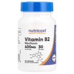 Nutricost vitamin B2 400 mg capsules by Nutricost