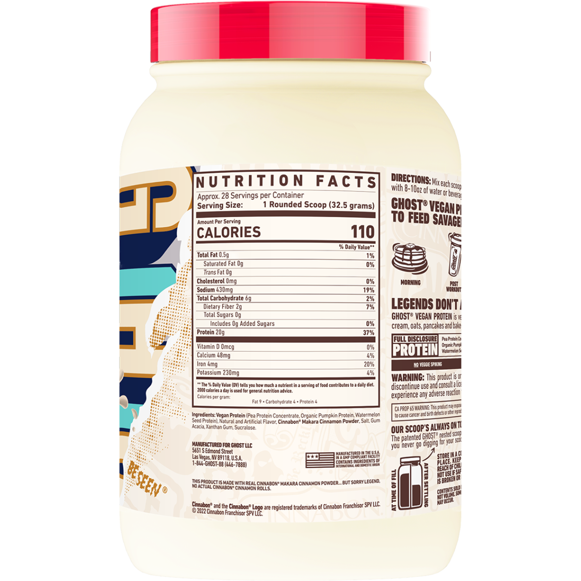 Ghost vegan plant-based protein powder by My Store