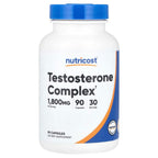 Nutricost testosterone complex capsules 120 count by Nutricost