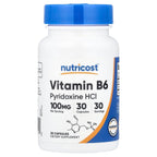 Nutricost Vitamin B6 100 mg by Nutricost