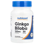 Nutricost ginkgo biloba 120 mg leaf extract by Nutricost