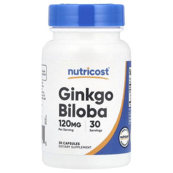 Nutricost ginkgo biloba 120 mg leaf extract by Nutricost