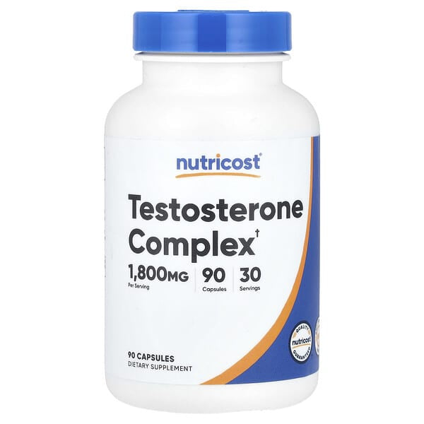Nutricost testosterone complex capsules 120 count by Nutricost