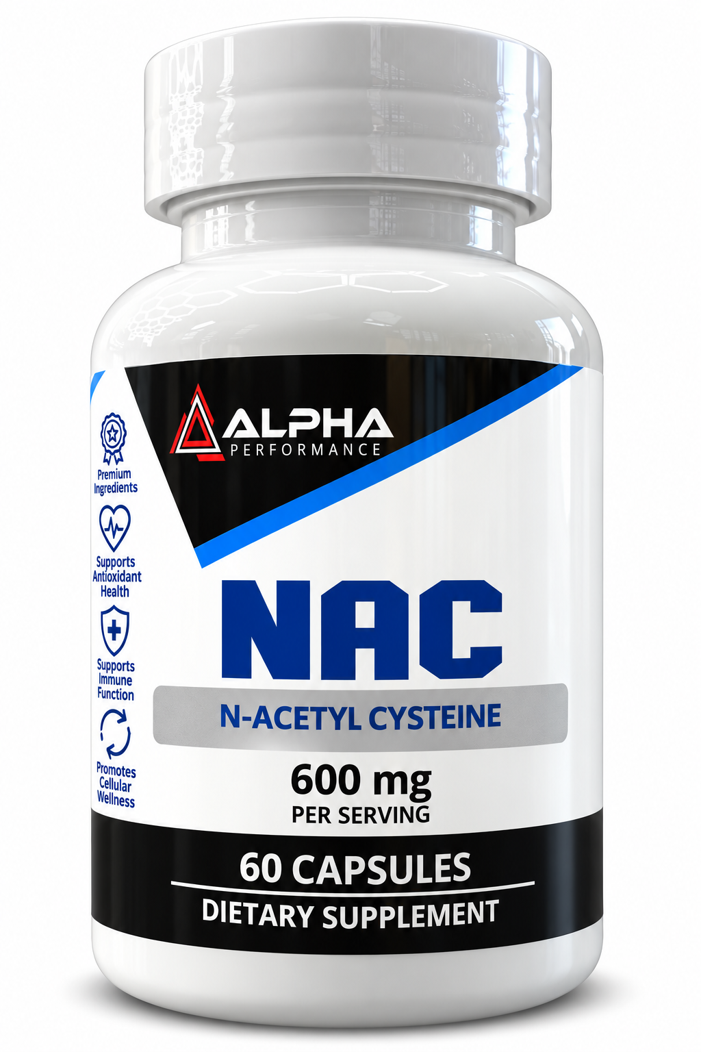 NAC N-Acetyl Cysteine By Alpha Performance