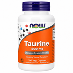 NOW Foods, Taurine, 500 mg, 100 Veg Capsules