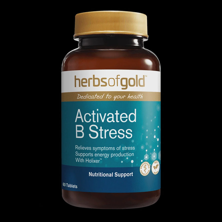 Herbs of Gold Activated B Stress 30 Tablets