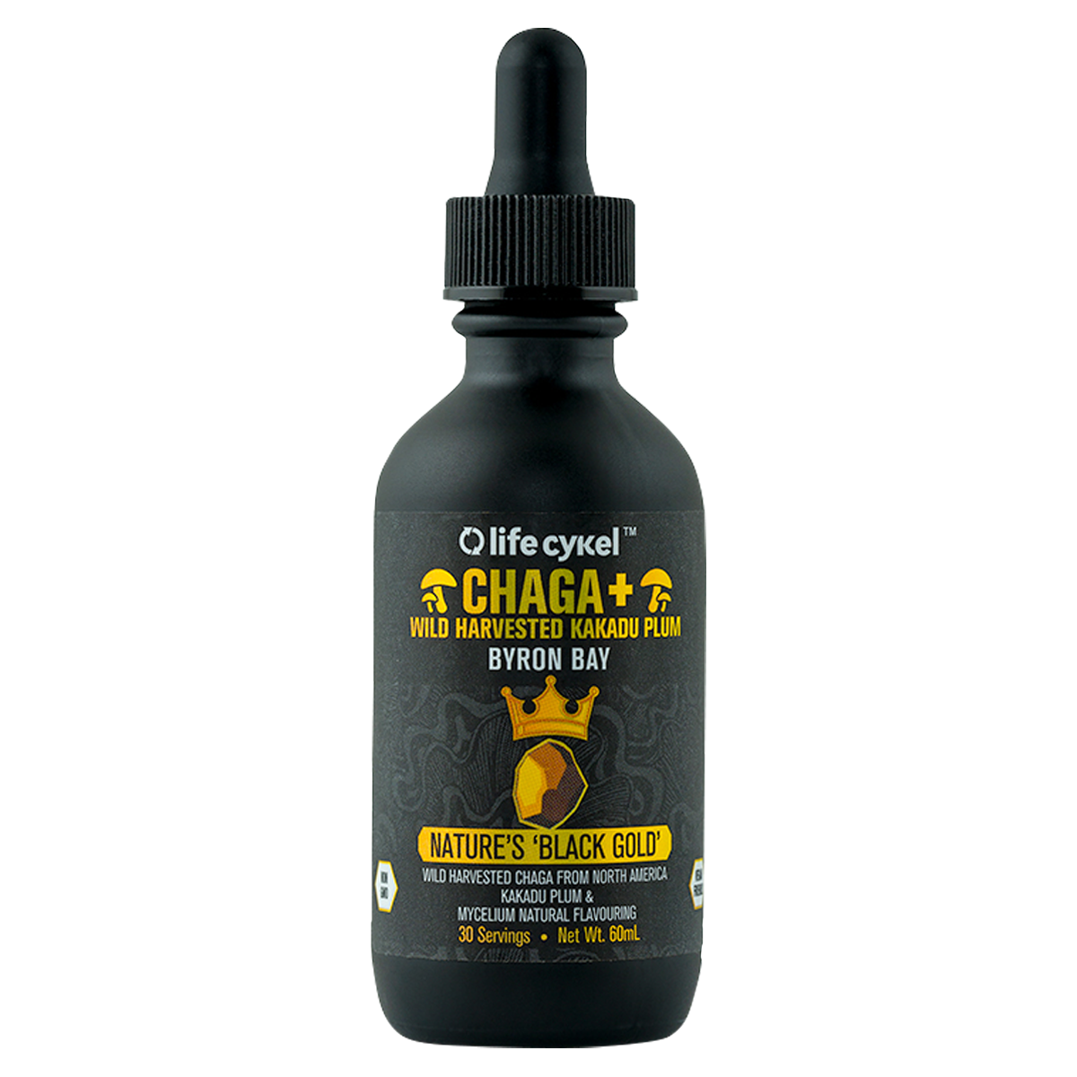 Lifecykel Chaga Mushroom Liquid Extract by Lifecykel