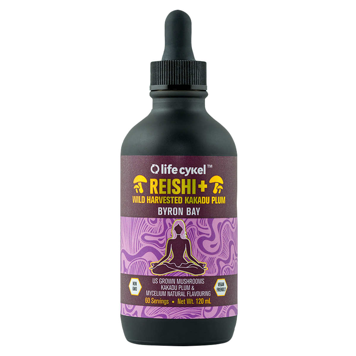 Life cykel reishi mushroom liquid extract by Lifecykel