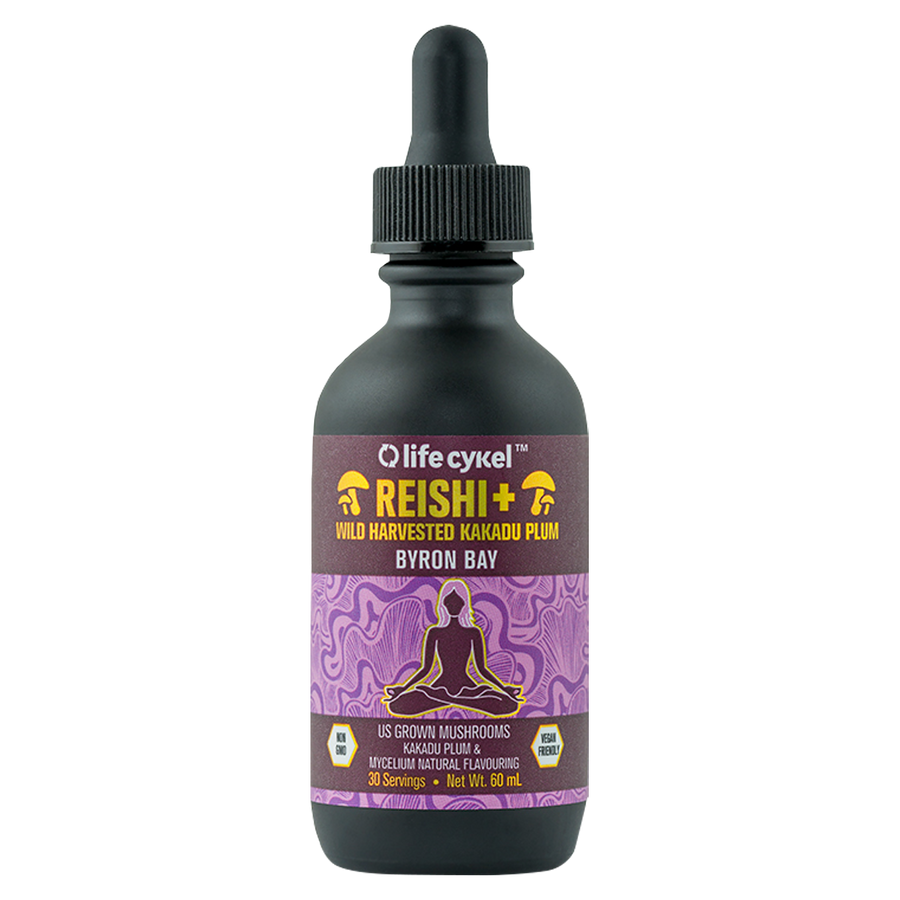 Life Cykel Reishi Mushroom Liquid Extract 60 Ml 30 Servings