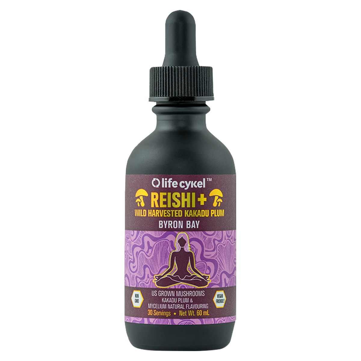 Life cykel reishi mushroom liquid extract by Lifecykel