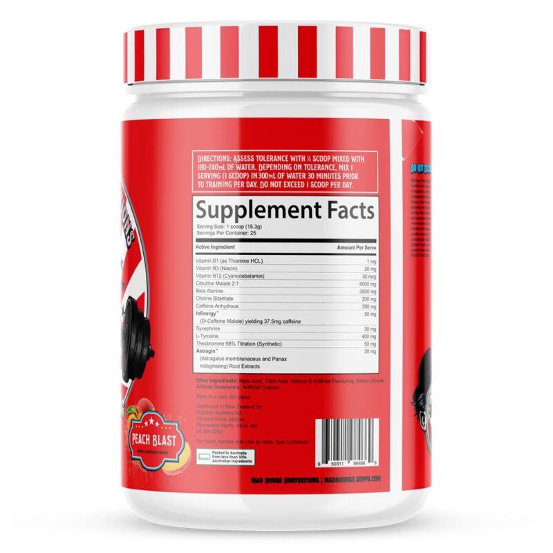 Mad House Chaotic Rage Preworkout 25 Serves by Mad House