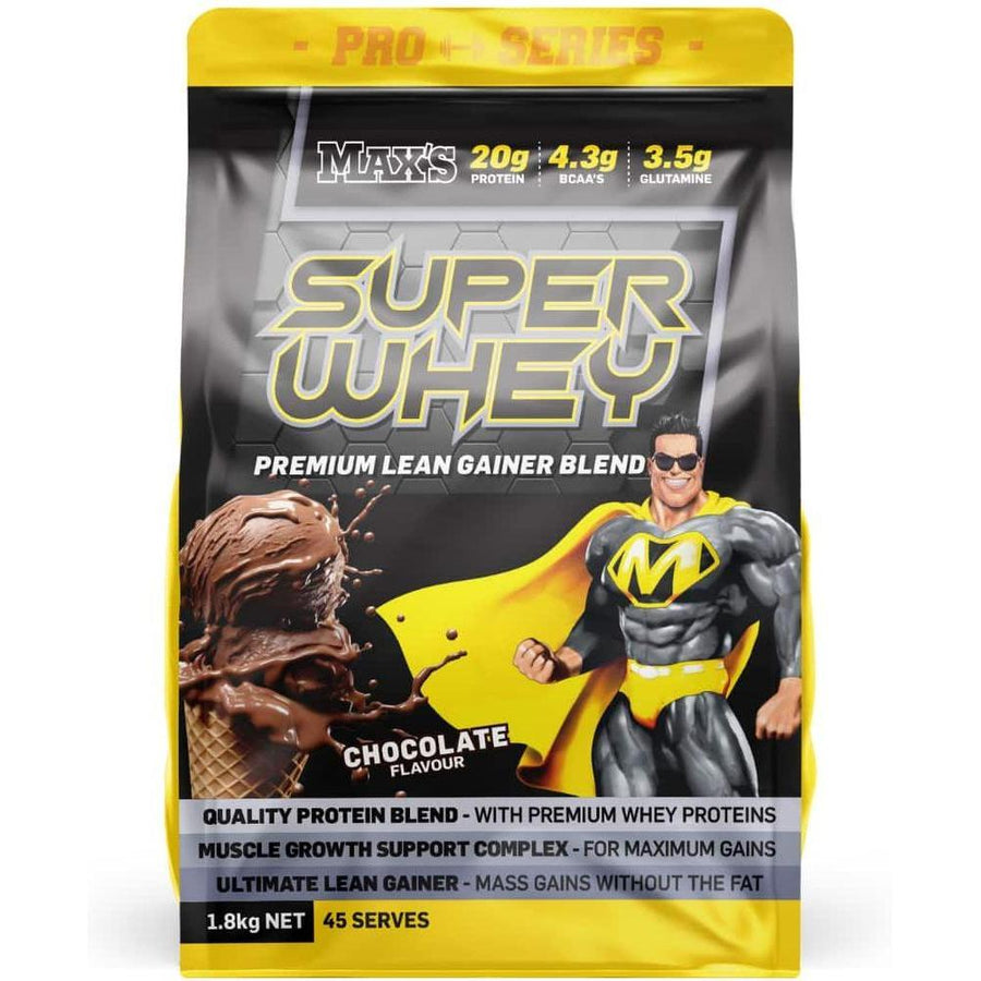 Max's Super Whey Protein Powder 20 G Per Serving 1.8 Kg