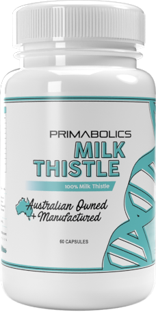 Primabolics Milk Thistle Extract 100% Silybum Marianum 60 Count