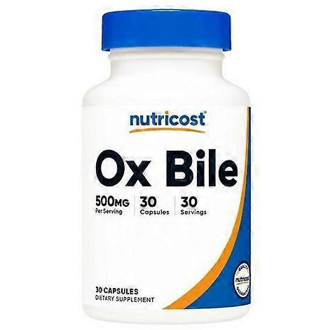 Nutricost ox bile 500 mg dietary supplement by Nutricost