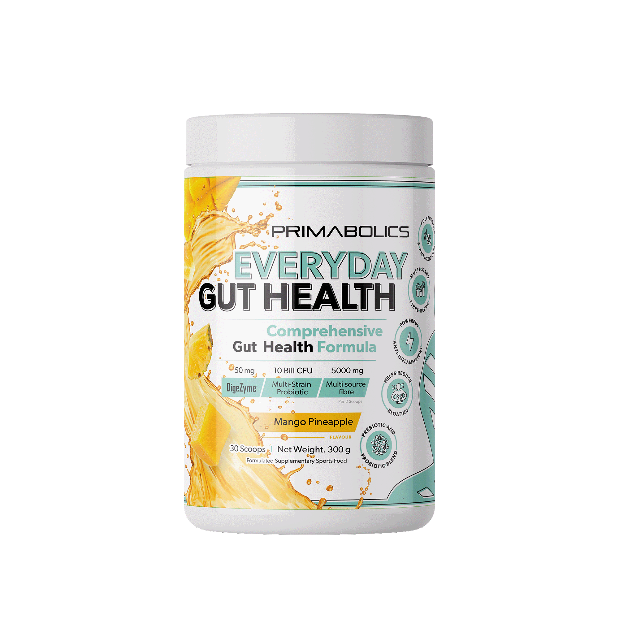 Primabolics everyday gut health digestive support capsules by Primabolics