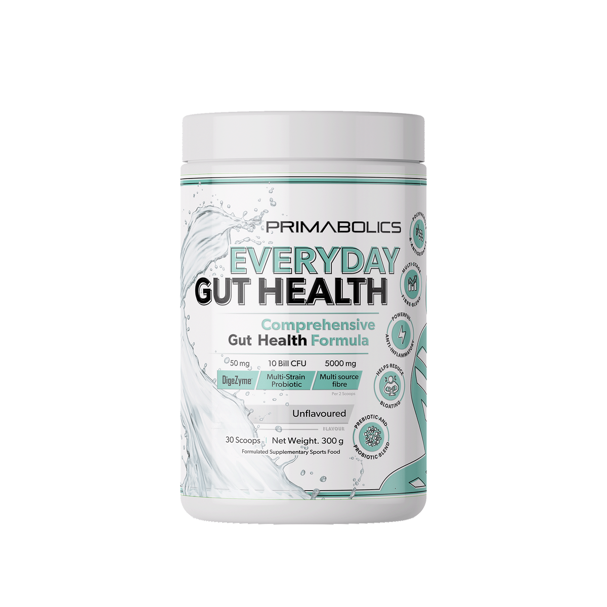 Primabolics everyday gut health digestive support capsules by Primabolics