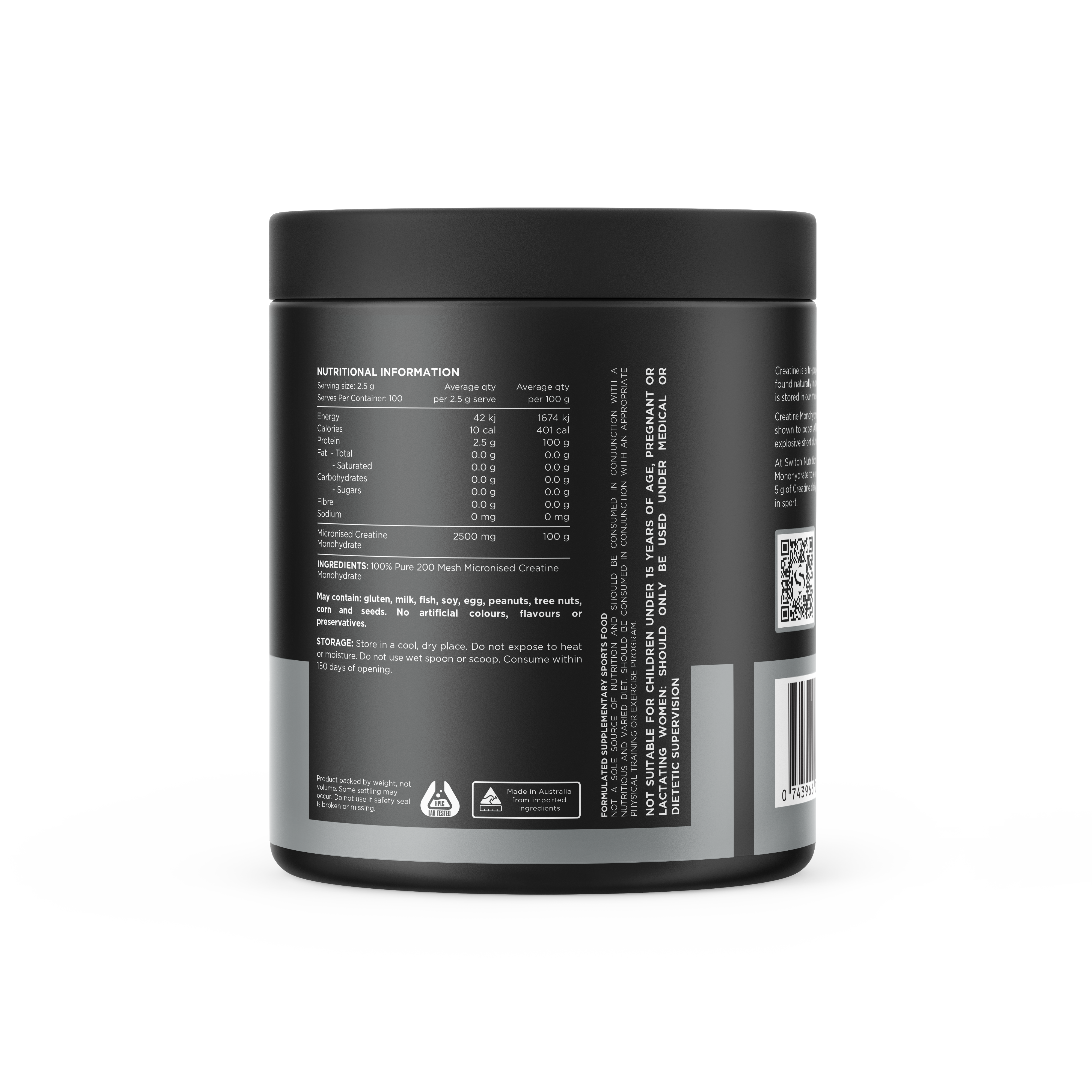 Switch nutrition creatine by Switch nutrition