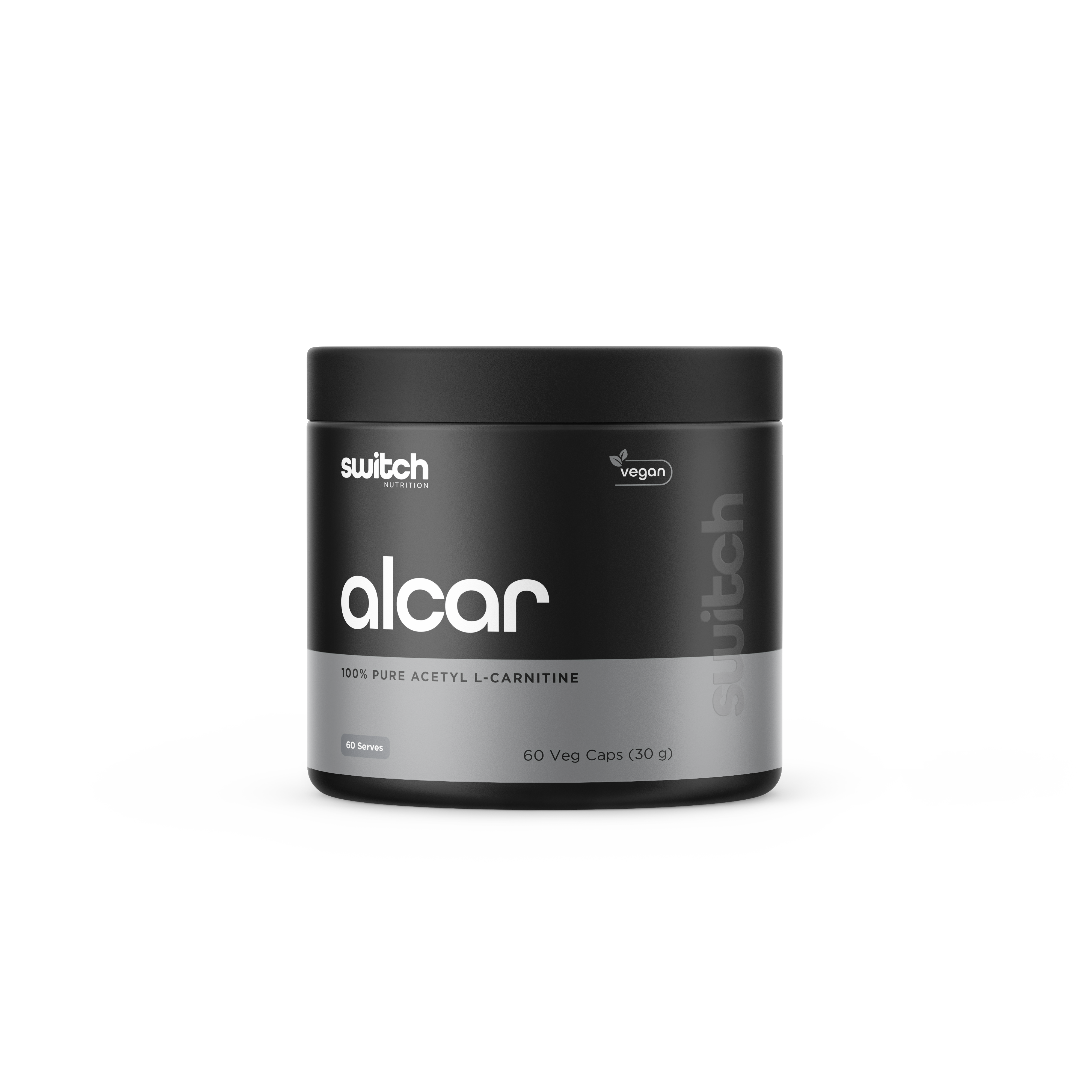 Switch Nutrition Acetyl-L-Carnitine ALCAR dietary supplement 60 serves by Switch nutrition